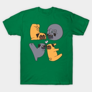 Pug Yoga and Love T-Shirt